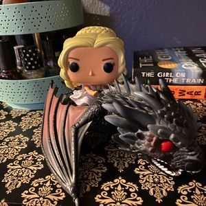 Daenerys Targaryen and Drogon Funko pop.